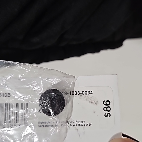 NWT Long black gown with lace top - Picture 11 of 11